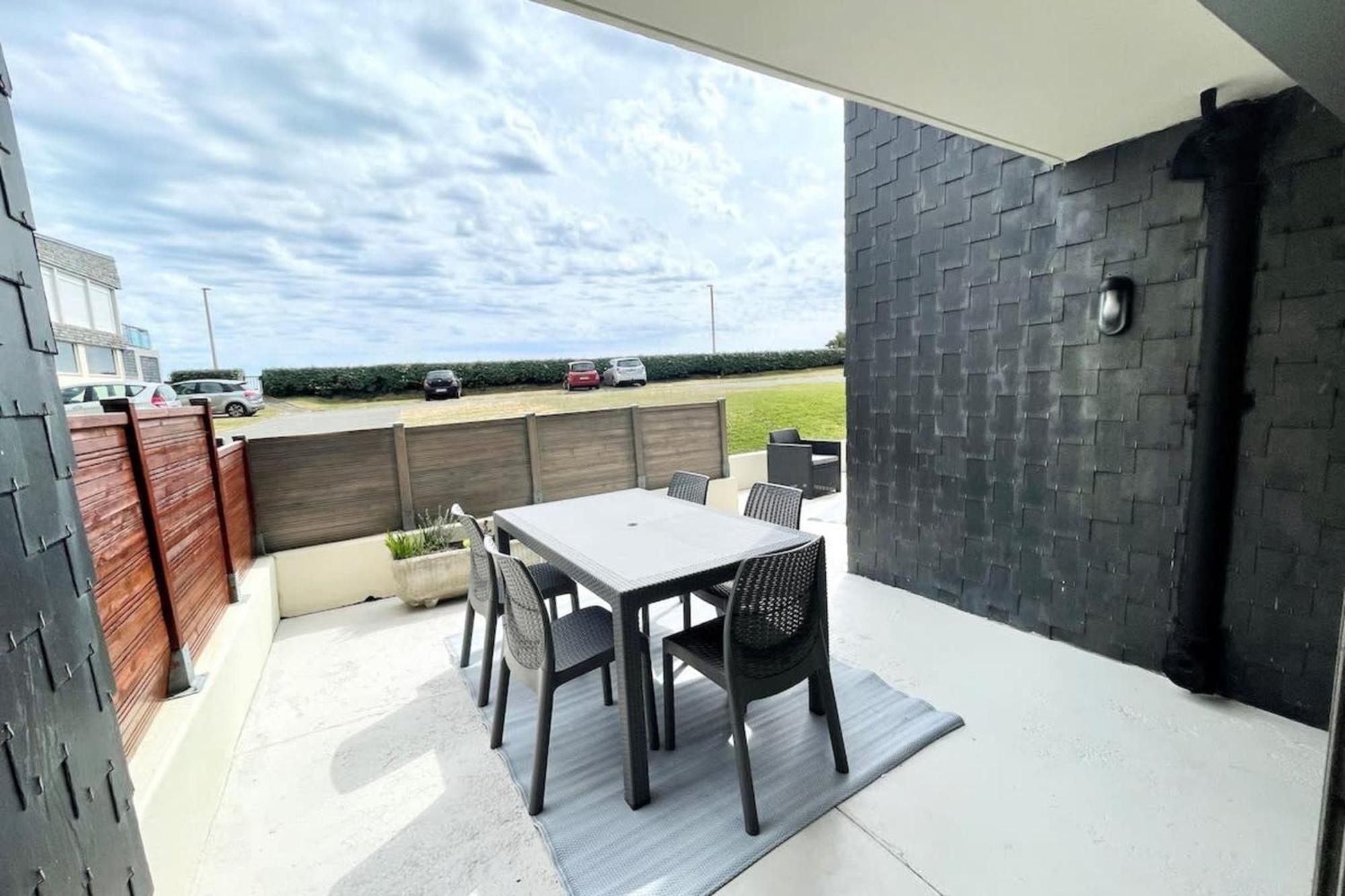 T3 Neuf Archi Cocooning Terrasse Face A La Mer Ploemeur Zewnętrze zdjęcie