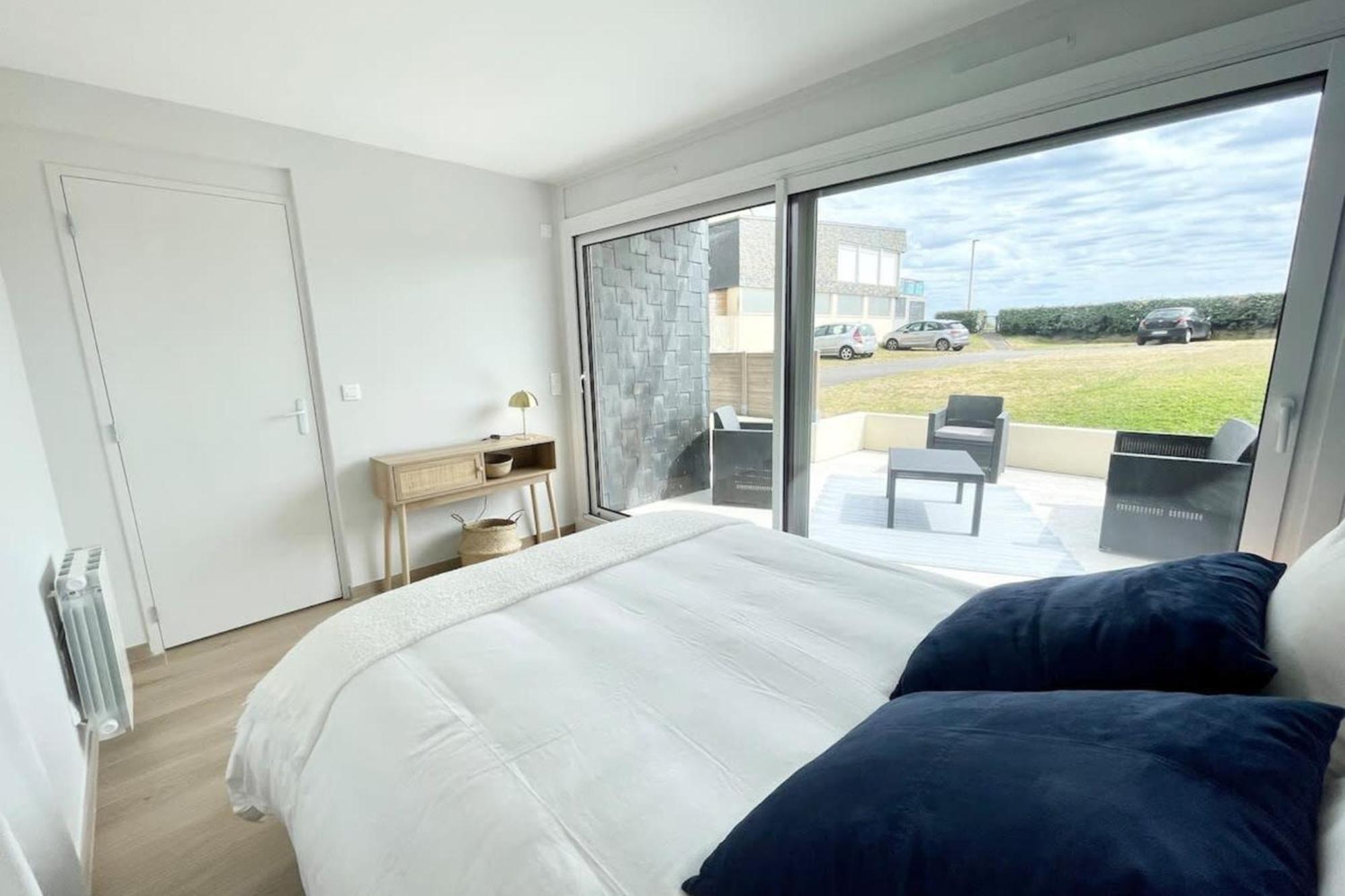 T3 Neuf Archi Cocooning Terrasse Face A La Mer Ploemeur Zewnętrze zdjęcie
