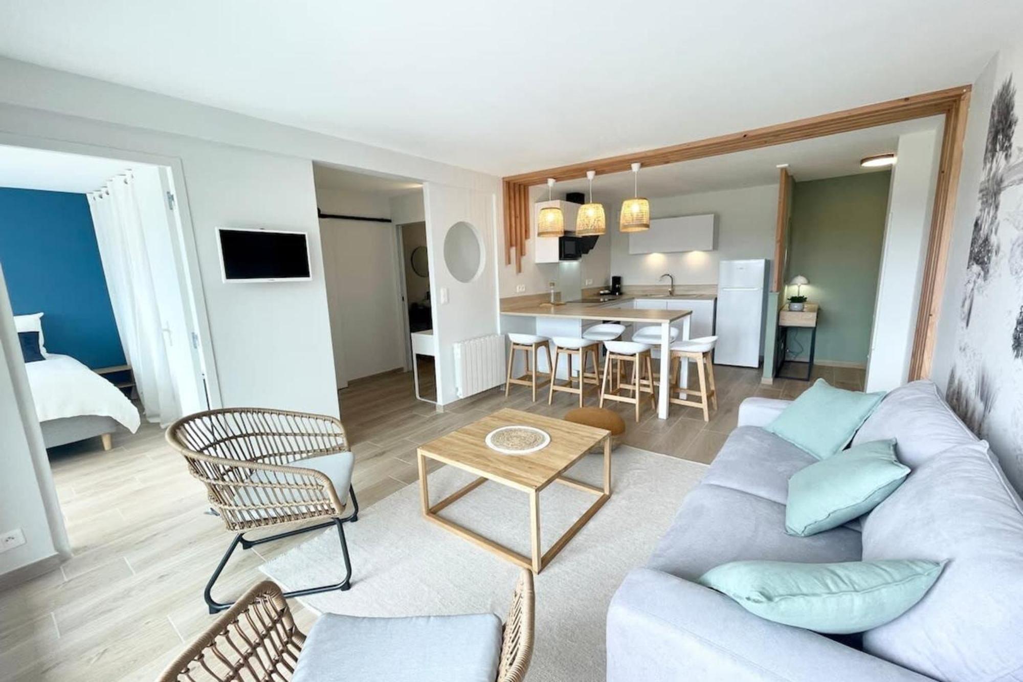 T3 Neuf Archi Cocooning Terrasse Face A La Mer Ploemeur Zewnętrze zdjęcie