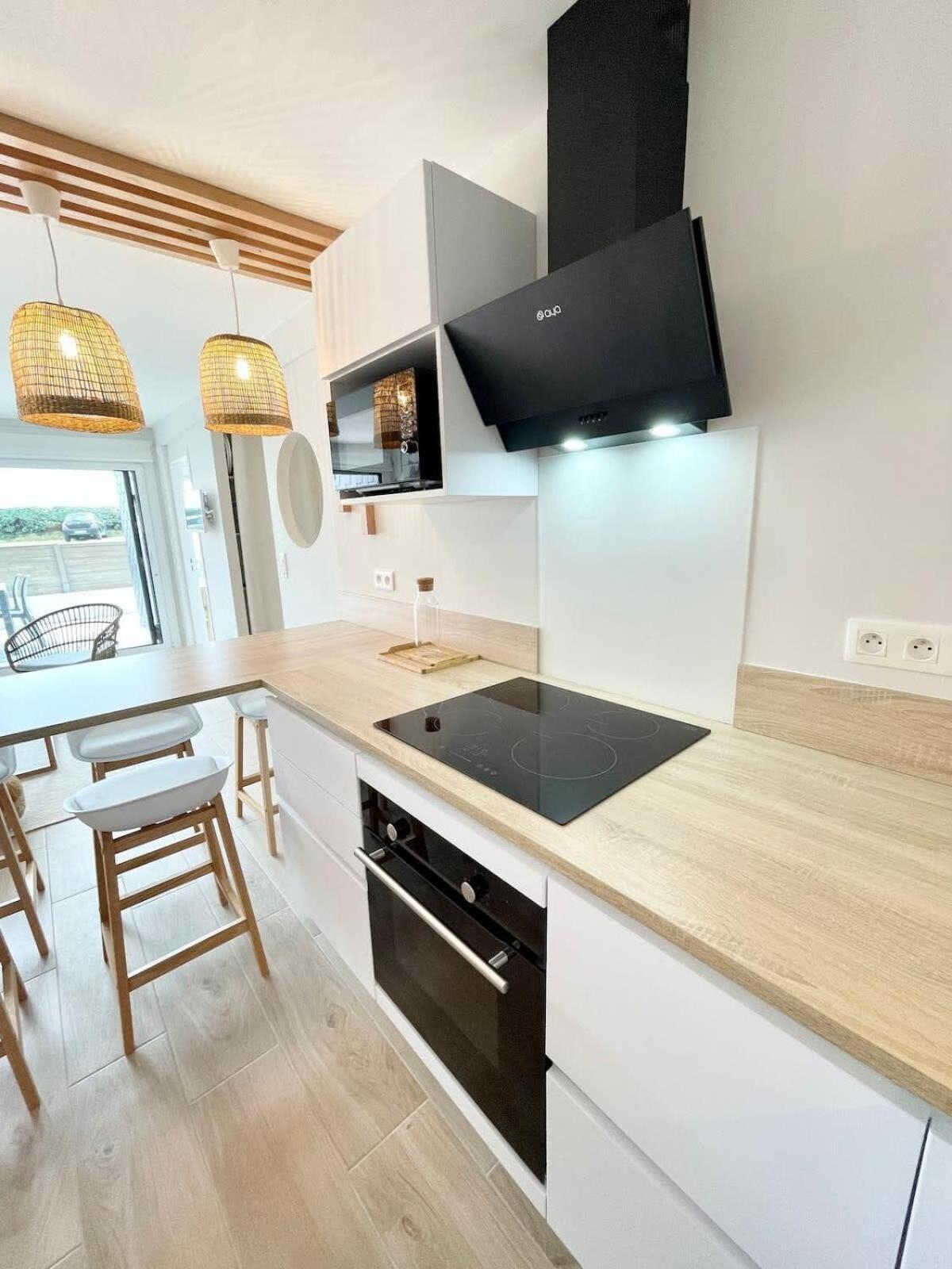 T3 Neuf Archi Cocooning Terrasse Face A La Mer Ploemeur Zewnętrze zdjęcie